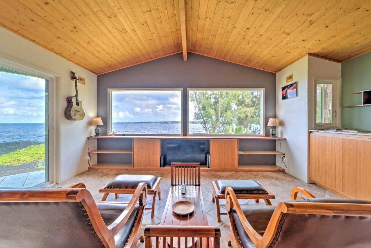 Direct Oceanfront, Big Island Home Keaau Dış mekan fotoğraf