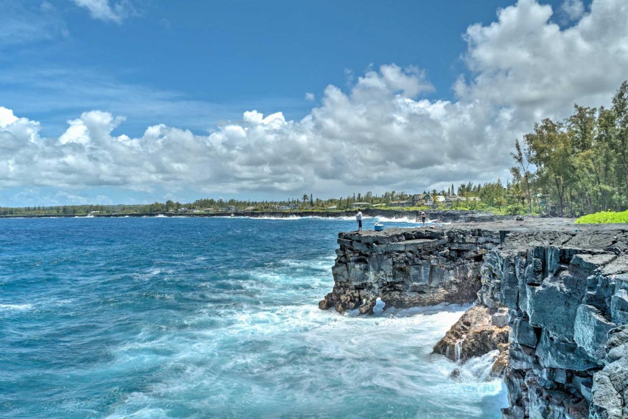 Direct Oceanfront, Big Island Home Keaau Dış mekan fotoğraf