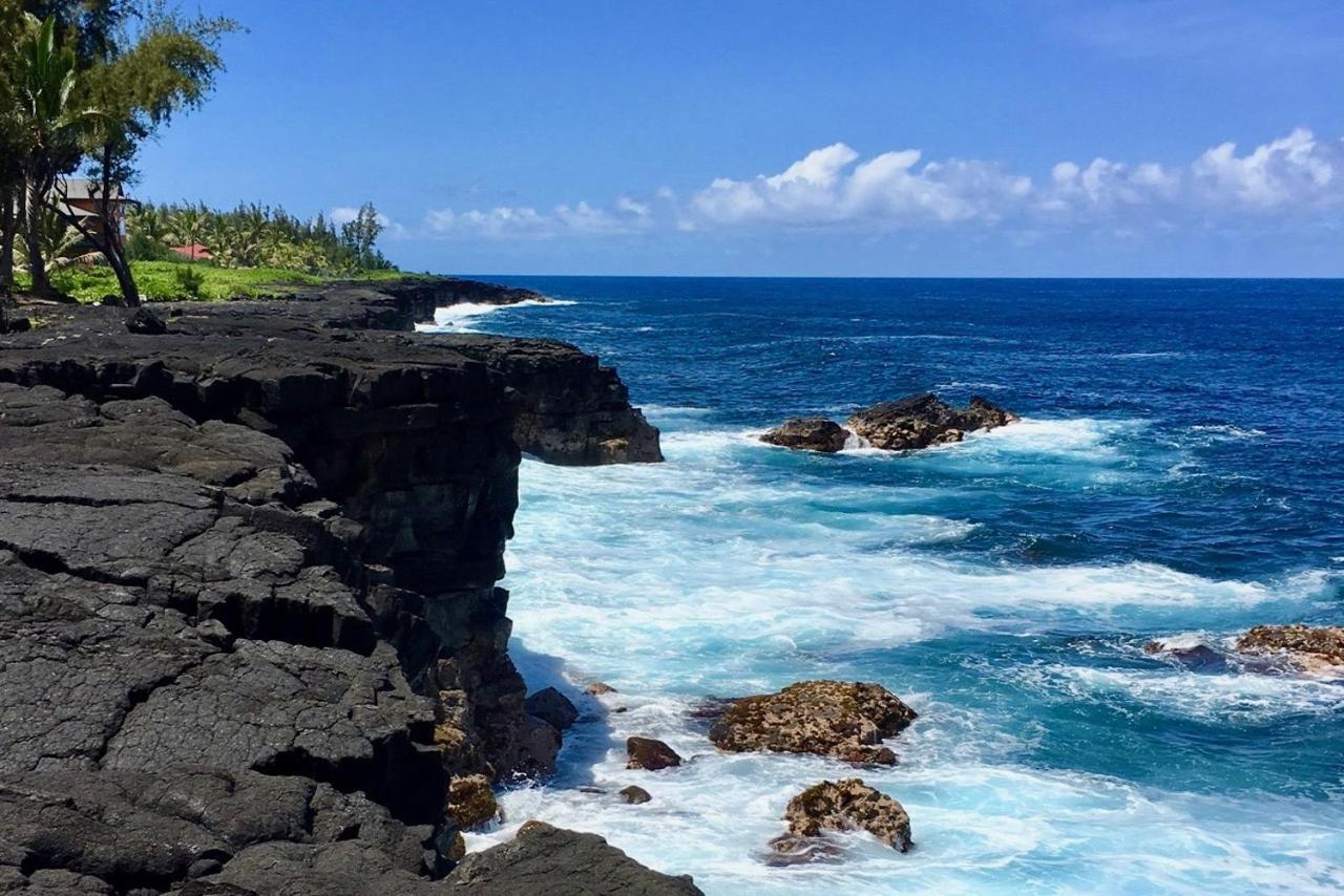 Direct Oceanfront, Big Island Home Keaau Dış mekan fotoğraf